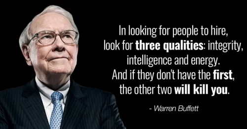 A quote by warren buffett