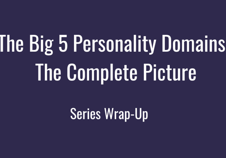 The Big 5 Personality Traits at Work